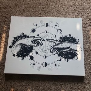 22H x 27L x 1.5W (inches) painting